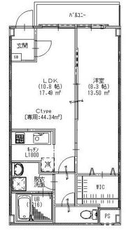ソリス緑が丘の間取り画像