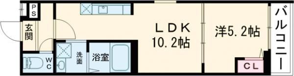 フジパレス東花園駅北Ⅰ番館の間取り画像