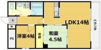 KTマンションⅡ号館の間取り画像