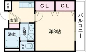 ジェンティールTATEISHI Ⅱの間取り画像