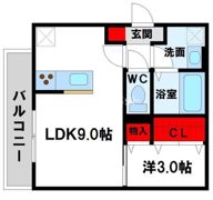 D-room西小倉の間取り画像