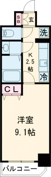 フォーシーズン開成山公園の間取り画像