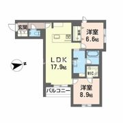 メリア調布の間取り画像