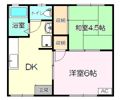 ハイツ六麓の間取り画像