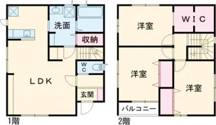 グランドール A棟の間取り画像