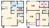 グランドール A棟の間取り画像