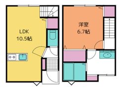 D－BOX江尻の間取り画像
