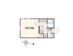 MELLAS北千住の間取り画像
