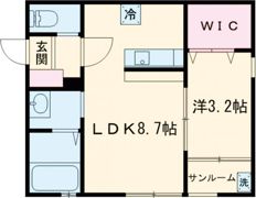 メモワール坂井東の間取り画像