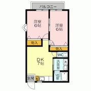 ハイツアネモス1号館の間取り画像