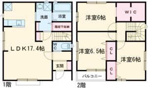 グランドール B棟の間取り画像