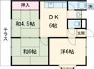 三輪マンションの間取り画像