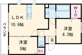 サンライブリーの間取り画像