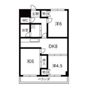 レビュー横山の間取り画像