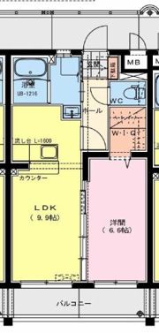 グランドオーク壱番館の間取り画像
