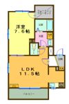 ヴィブレ ソレイユの間取り画像