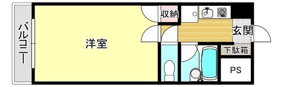 ロマネスク城南第2の間取り画像