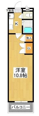 大産鳥飼マンションAの間取り画像