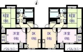 レジデンス吾郷B棟の間取り画像