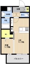 LIBTH博多住吉PREMIERの間取り画像