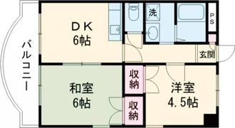カームリヴの間取り画像