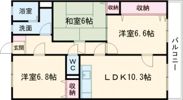グランボヌール上安の間取り画像