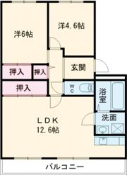 サンシャイン濵田の間取り画像
