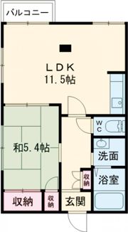 カーサ塩屋の間取り画像