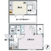 プラウド平和の間取り画像