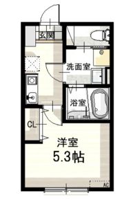 エスポワールの間取り画像