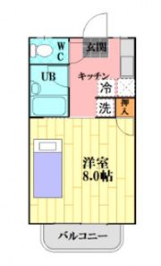 カルチェラタンC棟の間取り画像
