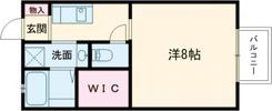 レーブ秋篠の間取り画像