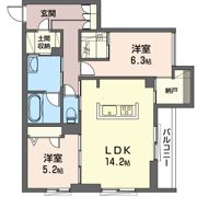 プレジールの間取り画像