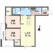 アンシャンテ長町南の間取り画像