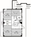 ビレッジハウス川井宿3号棟の間取り画像