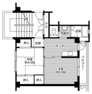 ビレッジハウス印南1号棟の間取り画像