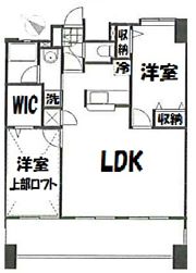フラットリア春日の間取り画像