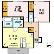 ハイツ東野の間取り画像
