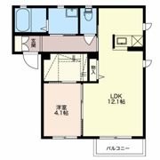 フラワーASAMAの間取り画像