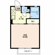 ディアス犀北 Aの間取り画像