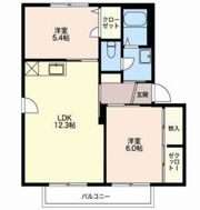 パル田園 Aの間取り画像