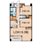 ジュネス城町の間取り画像