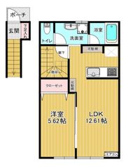 ハピネス ドミールBの間取り画像