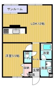 ハイツオウルの間取り画像