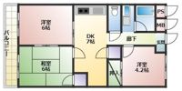 福道見ハイツの間取り画像
