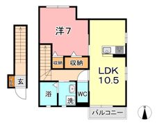 プリーマ Ⅱの間取り画像