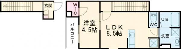 （仮称）ジーメゾン奈良クレールの間取り画像