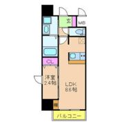 ONLYONE天六の間取り画像