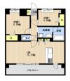 LIBTH博多住吉PREMIERの間取り画像