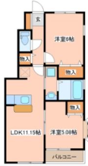 ソレアードSの間取り画像
